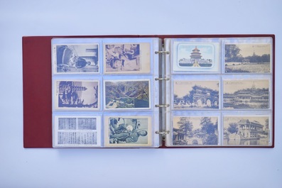 Een album met Chinese postkaarten, 19/20e eeuw